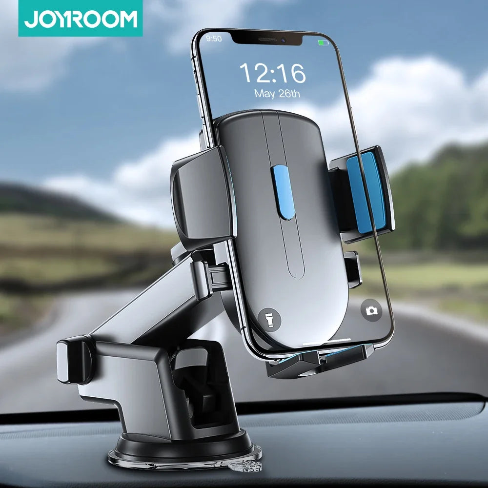 Windshield Or Dashboard Mount Cell Phone Car Holder Stand.