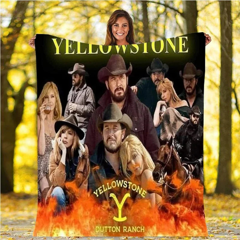 Yellowstone Movie Series Warm, Soft, And Comfortable Blanket Throw.