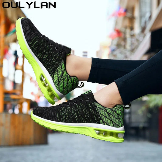 Casual Lightweight Breathable Mesh Unisex Running Shoes.