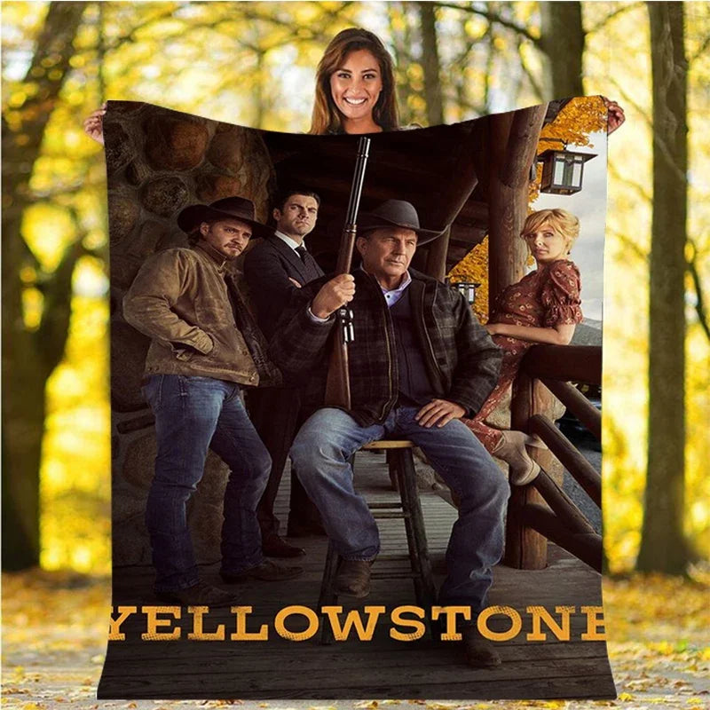 Yellowstone Movie Series Warm, Soft, And Comfortable Blanket Throw.