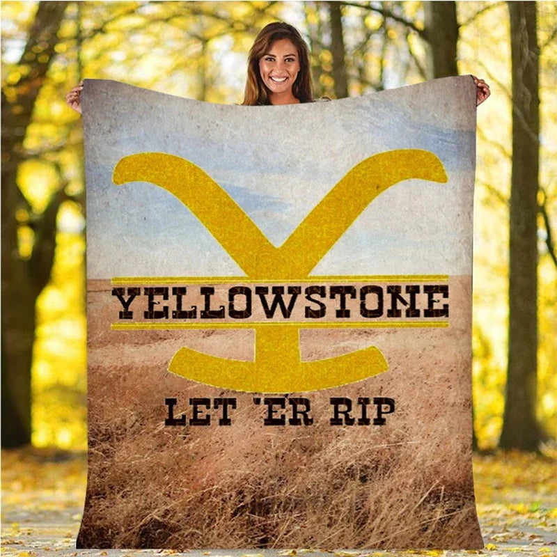 Yellowstone Movie Series Warm, Soft, And Comfortable Blanket Throw.