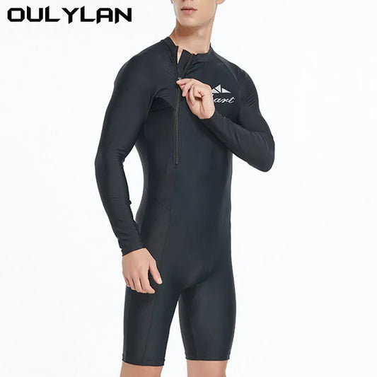 Long Sleeved Diving And Surfing Wetsuit For Men.