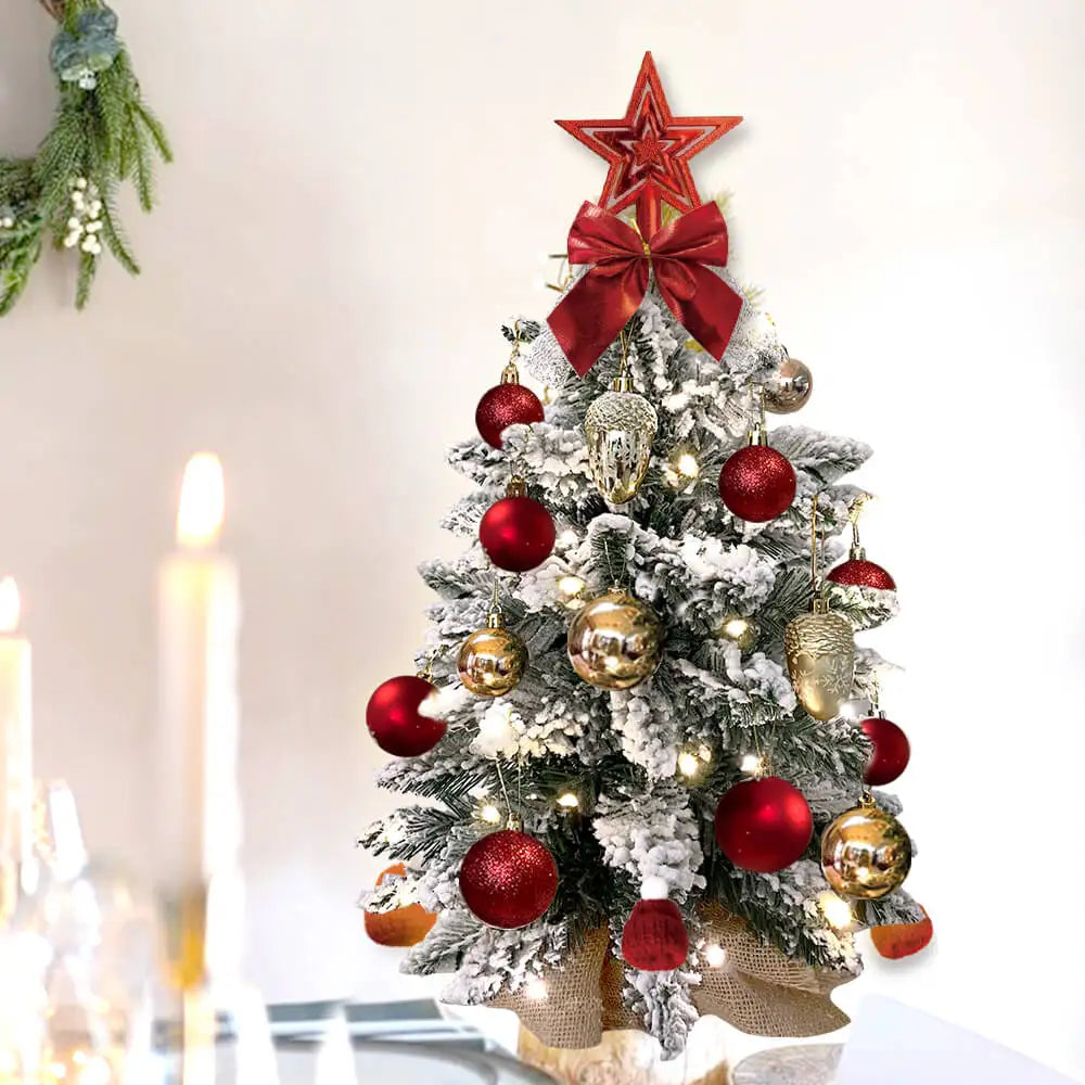 2 Foot Tabletop Artificial Christmas Tree With Lights.