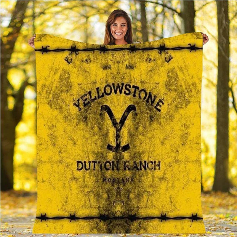 Yellowstone Movie Series Warm, Soft, And Comfortable Blanket Throw.