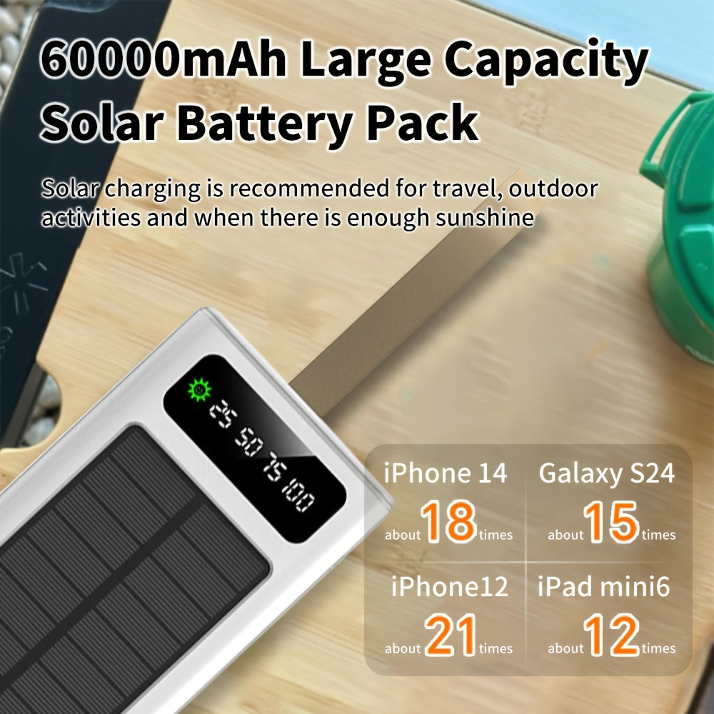 Portable Solar Fast Charging Outdoor Emergency Light.