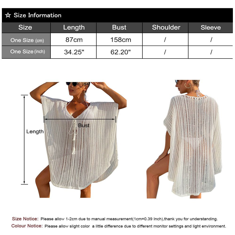 Women Summer Sexy Knitted Bathing Suit Cover Up - mybestlifemarket