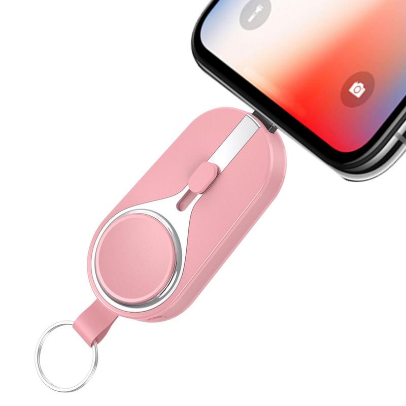 Mini Compact Smartphone Keychain Portable Charger Emergency Power - mybestlifemarket