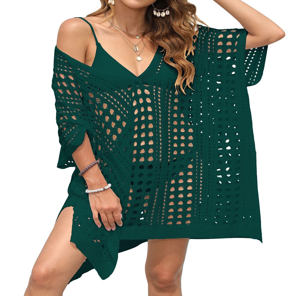 Women Summer Sexy Knitted Bathing Suit Cover Up - mybestlifemarket